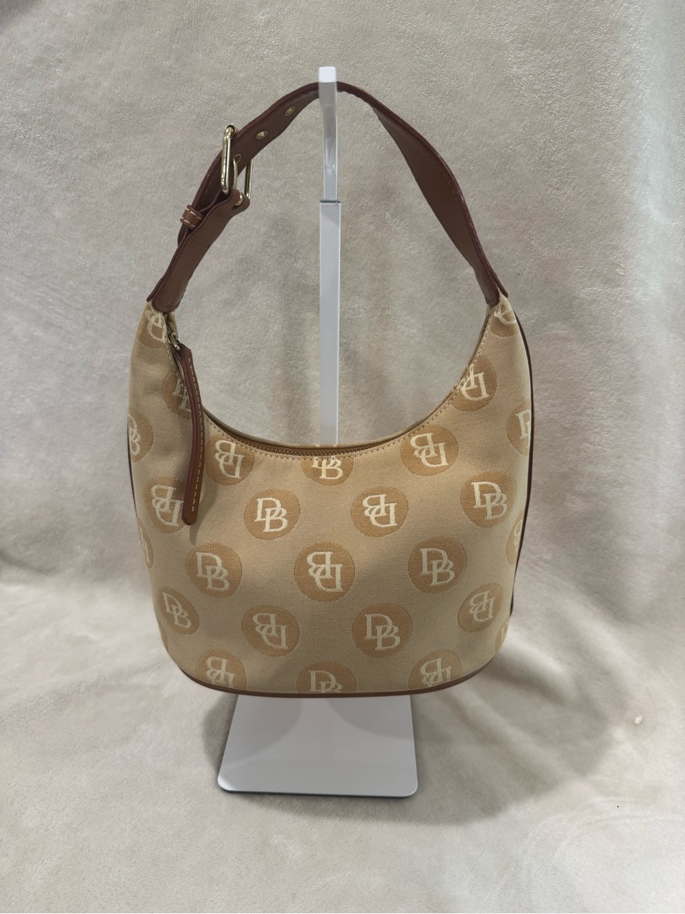 Dooney & Bourke Monogram Mini Hobo Shoulder Bag